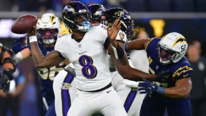 baltimore ravens vs chargers match player stats